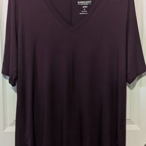 Women's Torrid Brand Purple V-Neck Shirt